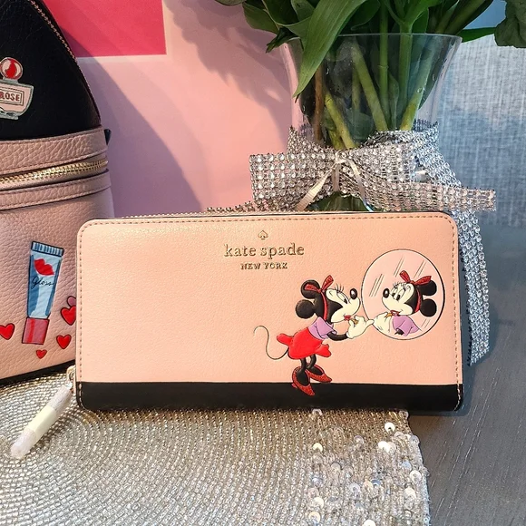 Kate Spade Disney Minnie Mouse Backpack & Wallet ❤ - Picture 4 of 16